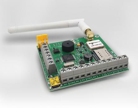 Панель контрольная NV 206 охранная GSM/GPRS (4 зоны, встр. ТМ контроллер)
